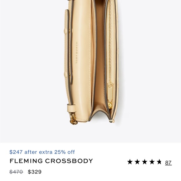 Tory Burch Fleming Soft Grained Wallet Chain Bag like 🆕 - Picture 11 of 11